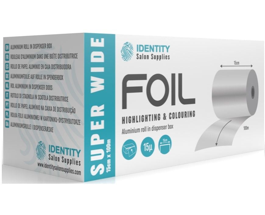 Identity Foil Super Wide 150mm x 100m Silver