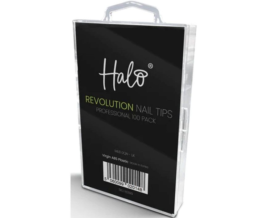 Halo Nail Tips Revolution Half Well 100 Pack
