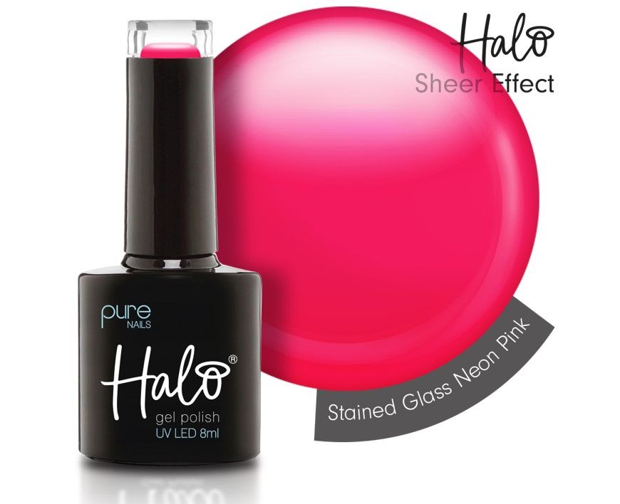 *PRORDER ETA: 03/06/24 - Halo Gel Stained Glass Neon Pink 8ml