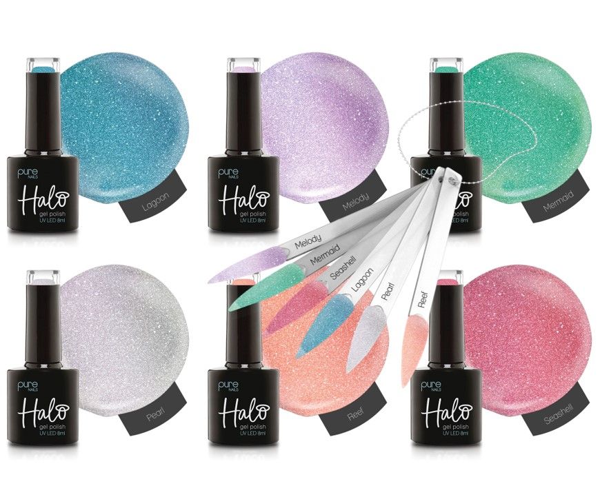 *Halo Gel Under The Sea Collection & Colour Pops 6 Pack