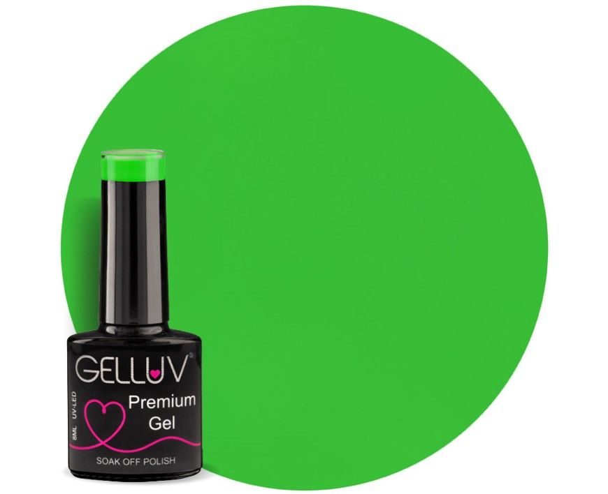 Gelluv Gel Polish Electric Lime 8ml