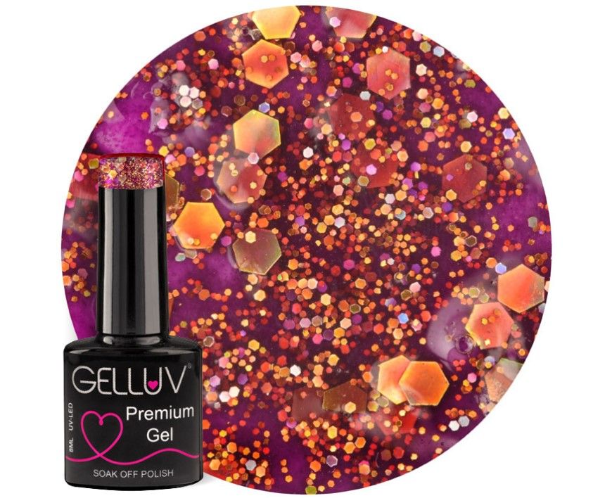 Gelluv Gel Polish Fire Glow 8ml
