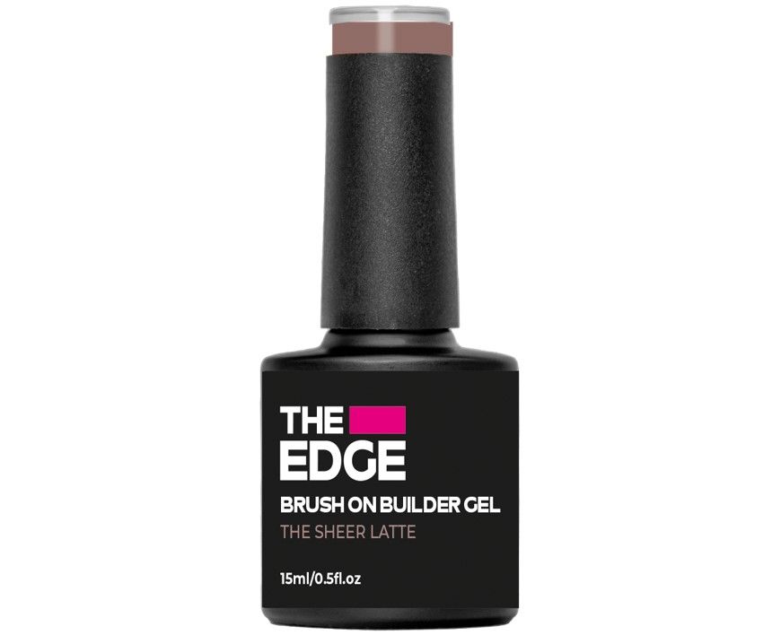 Edge Nails Brush On Builder Gel The Sheer Latte 15ml