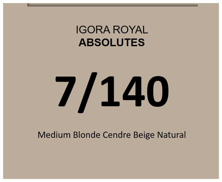 Igora Royal Absolutes 60ml 7/140