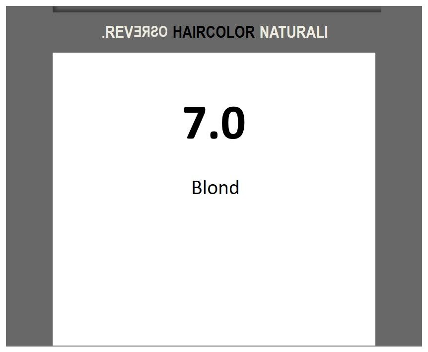 Reverso 100ml 7/0