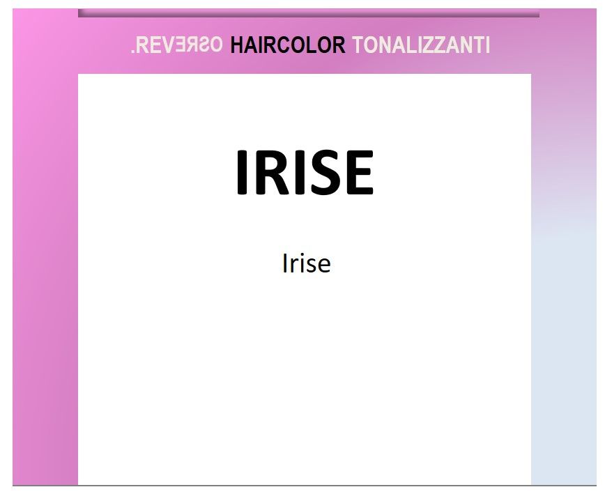 Reverso 100ml Toner Irise