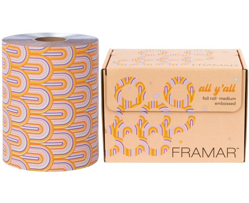 Framar Embossed Foil Roll 13cm x 98m (320ft) All Y'All