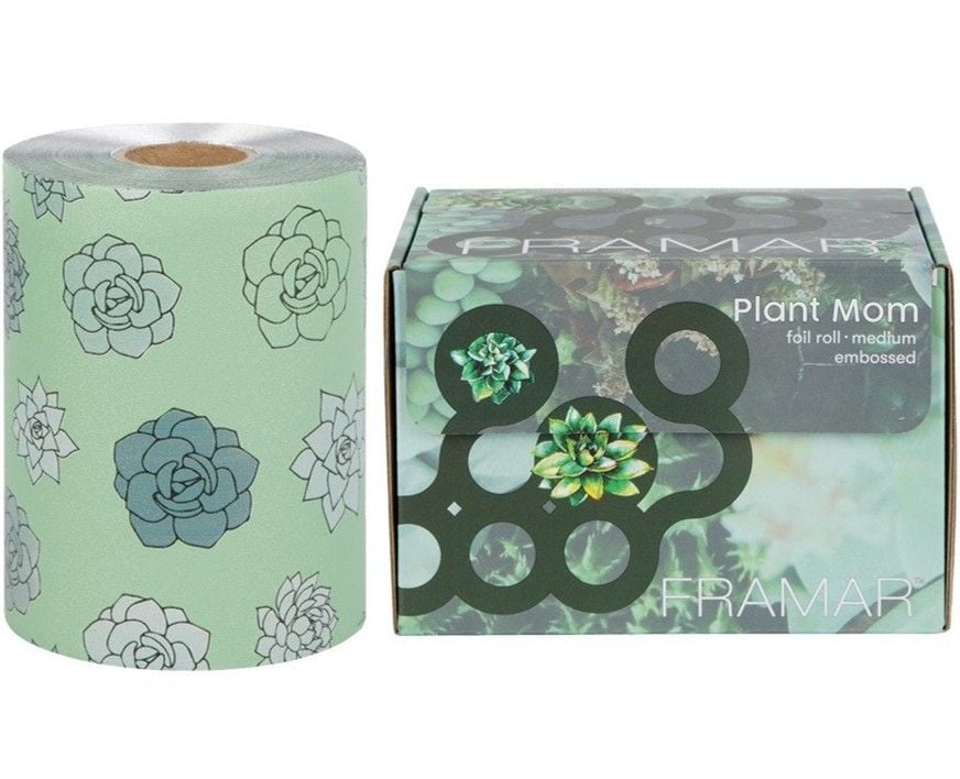 Framar Embossed Foil Roll 13cm x 98m (320ft) Plant Mom