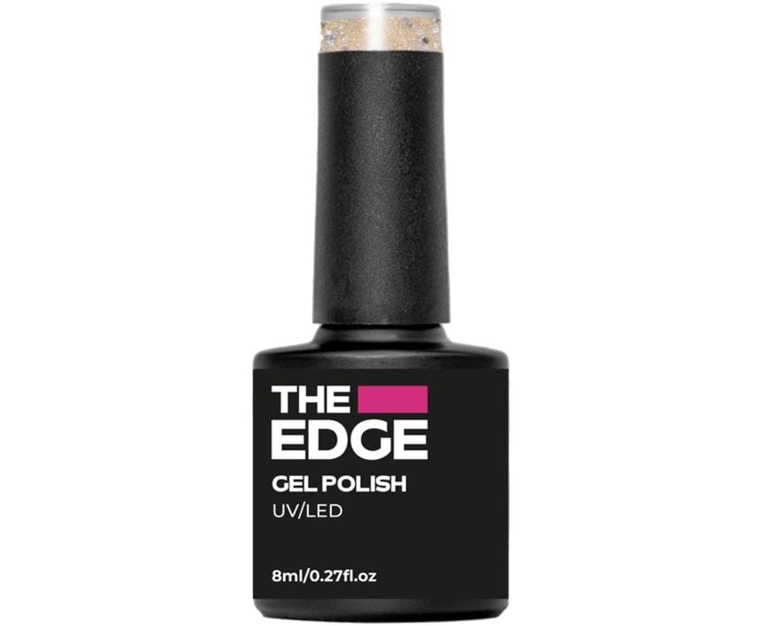 Edge Nails Gel Polish The Beige Gold Glitter 8ml