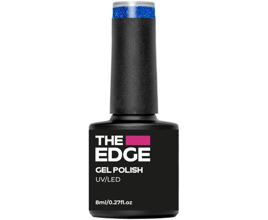 Edge Nails Gel Polish The Ocean Blue Glitter 8ml