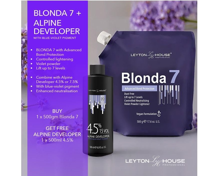 1 Leyton House Blonda 7 500g & FREE 4.5% Developer 500ml Deal