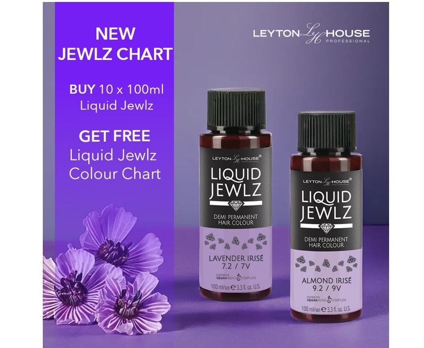 10 Leyton House Liquid Jewlz 100ml & FREE LJ Shade Chart Deal