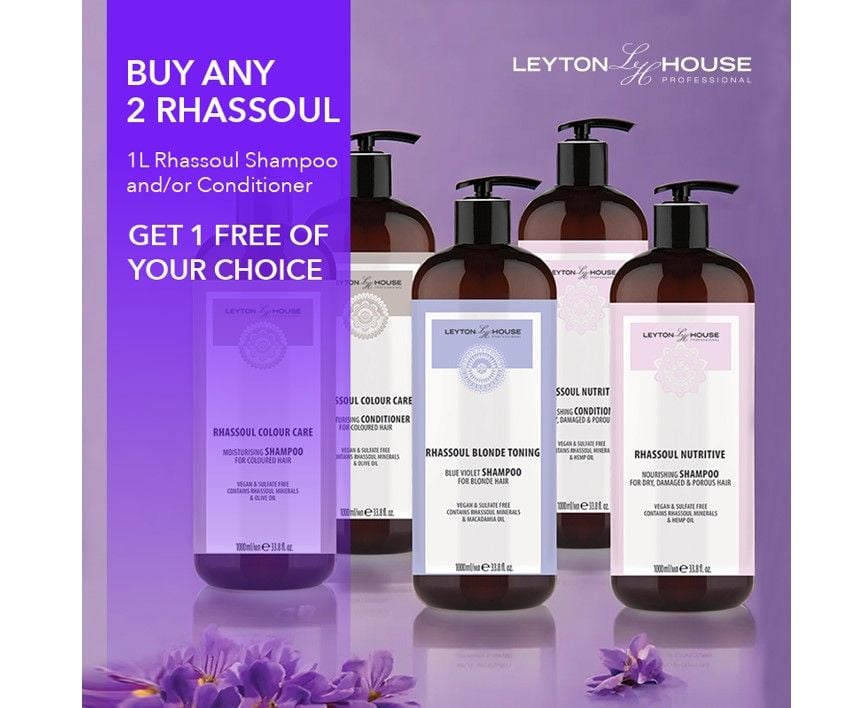 2+1 FREE Leyton House Rhassoul Care 1000ml Deal