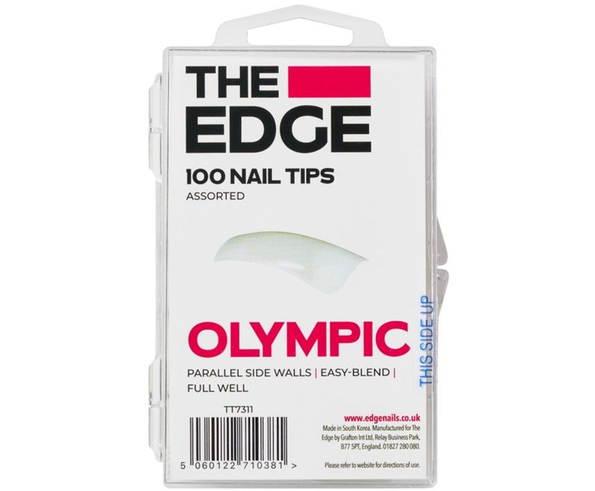 Edge Nails Olympic Nail Tips 100 Pack