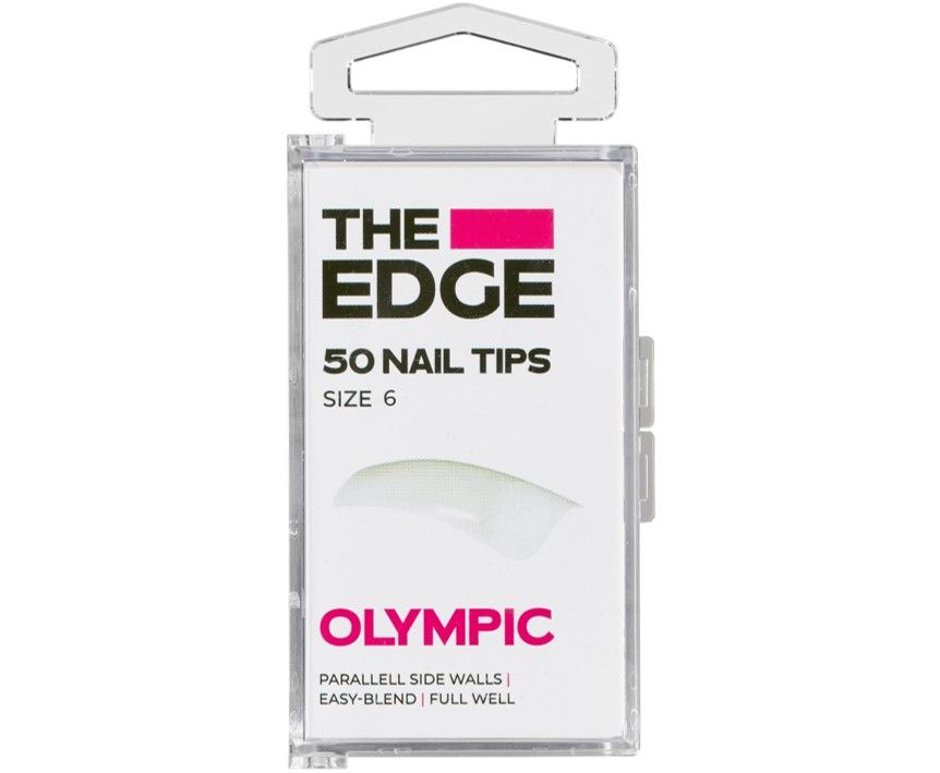 Edge Nails Olympic Nail Tips 50 Pack Size 6