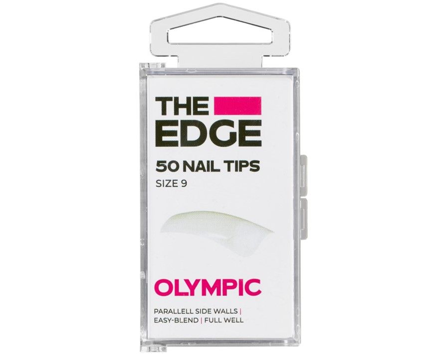 Edge Nails Olympic Nail Tips 50 Pack Size 9