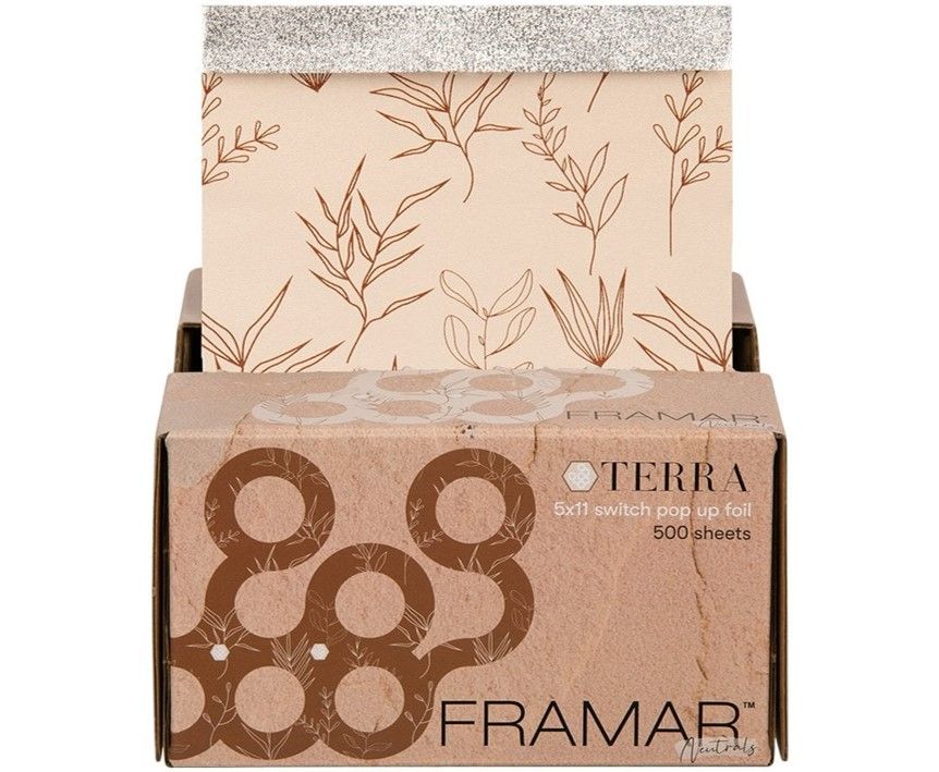 Framar Embossed Foil Pop Up Sheets 13cm x 28cm 500 Pack Terra