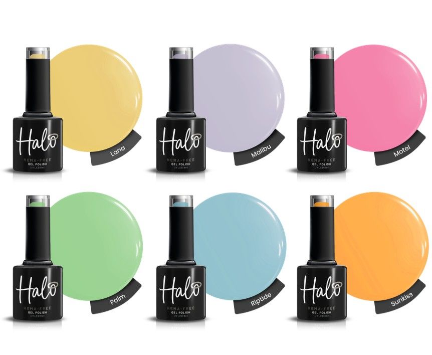 *Halo Gel Polish West Coast Collection 6 Pack
