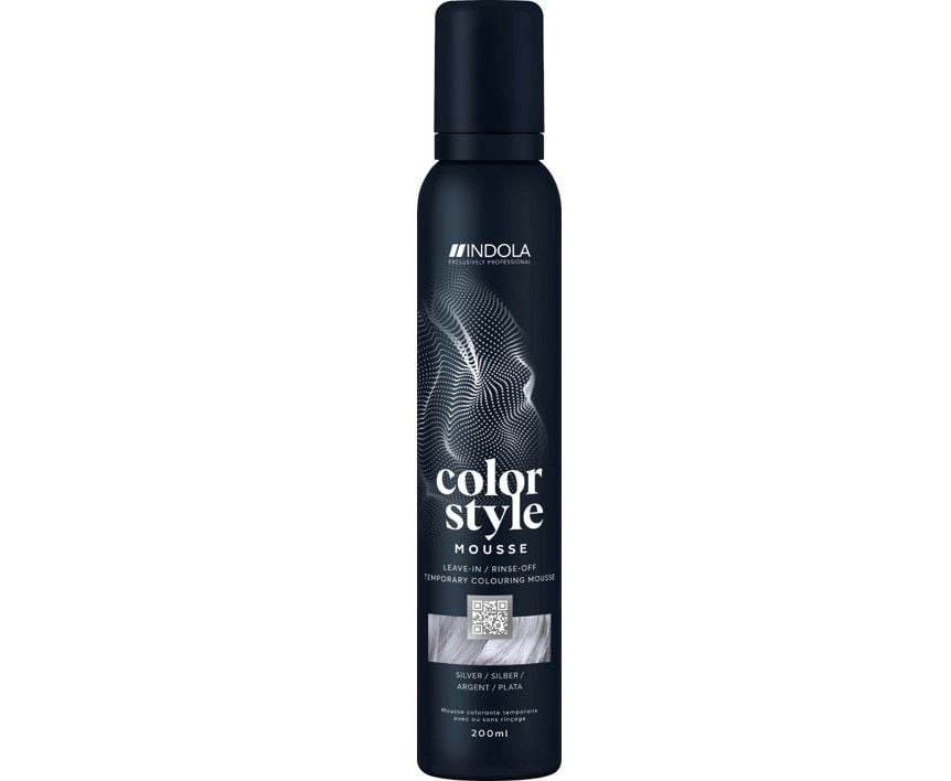 Indola Color Style Mousse Silver 200ml