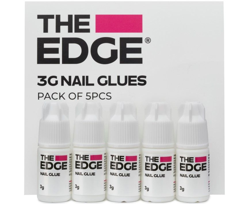 Edge Nails Nail Glue 3g 5 Pack