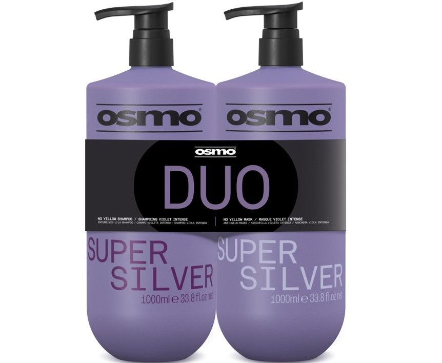 Osmo Super Silver Shampoo & Mask 1000ml Twin Pack
