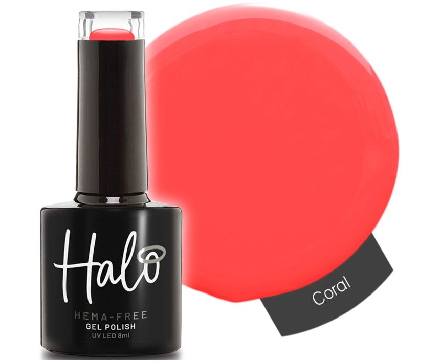 Halo Gel Polish Coral 8ml
