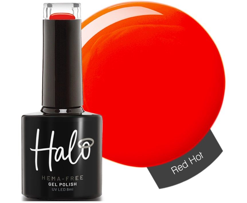 Halo Gel Polish Red Hot 8ml
