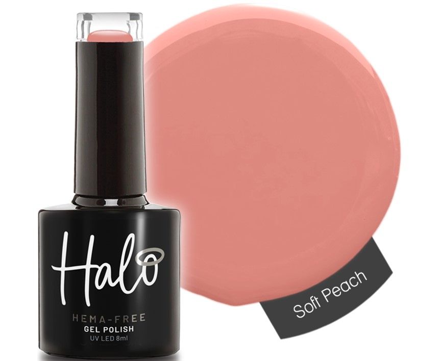 Halo Gel Polish Soft Peach 8ml