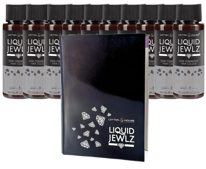 10 Leyton House Liquid Jewlz Bottles & FREE LJ Shade Chart Deal
