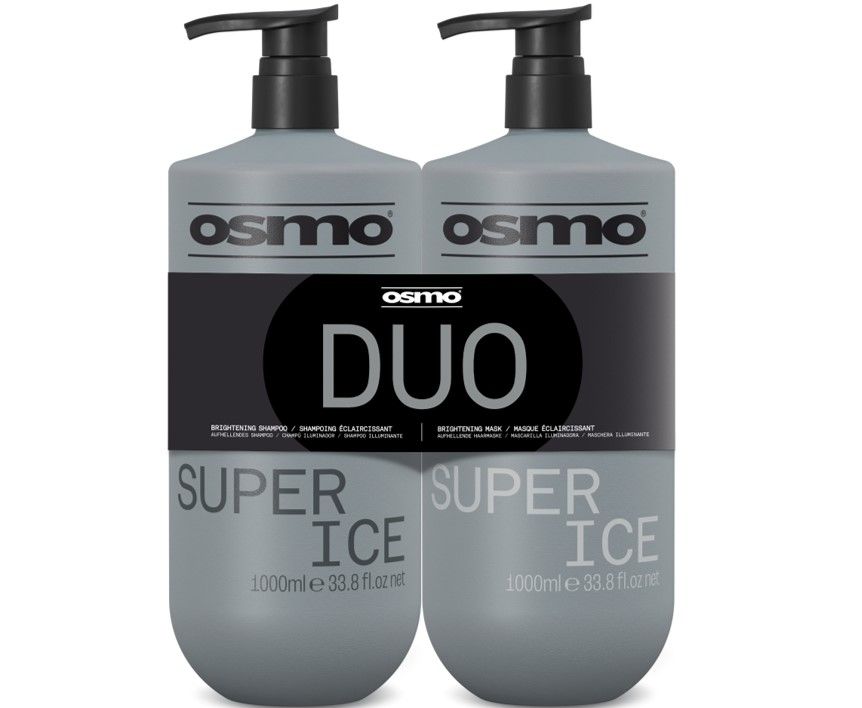 Osmo Super Ice Shampoo & Mask 1000ml Twin Pack