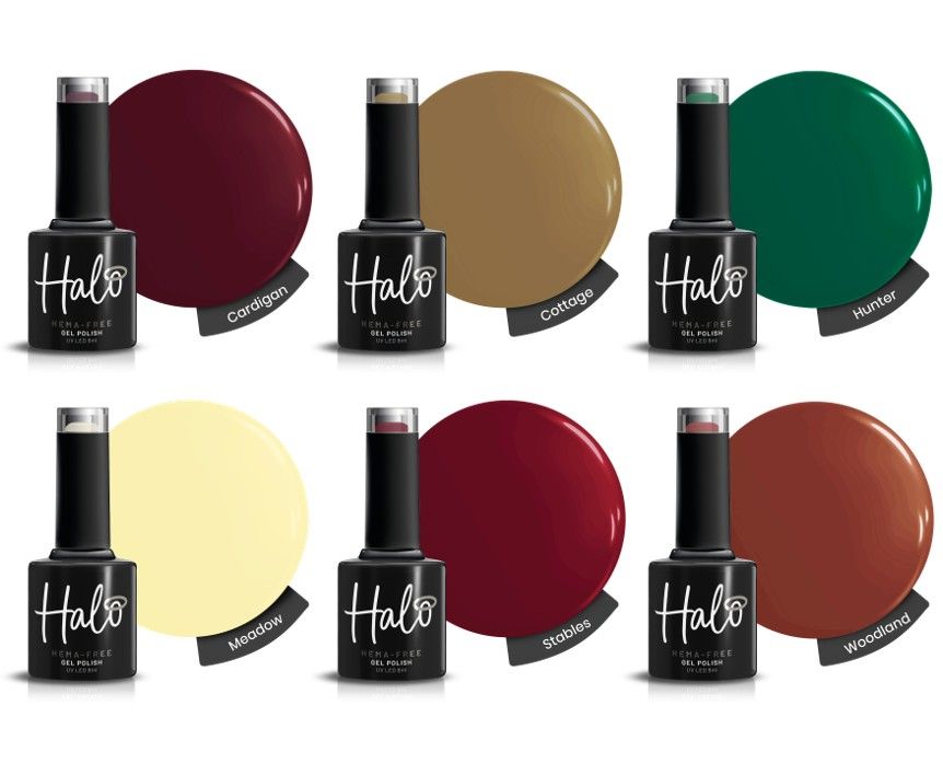 *Halo Gel Polish Countryside Core Collection 6 Pack