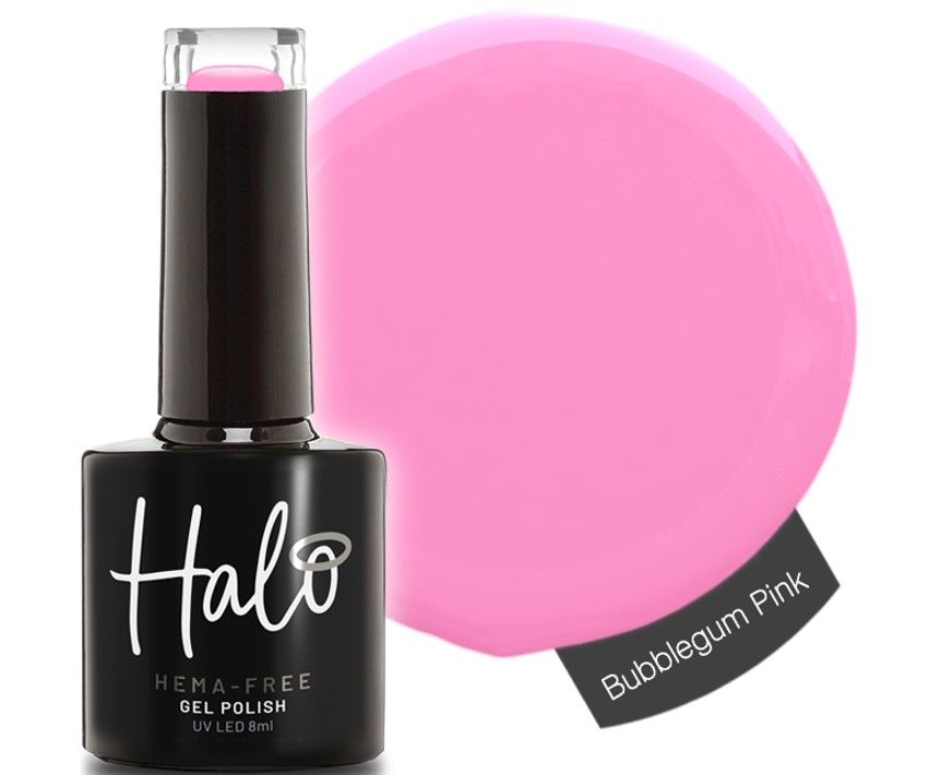 Halo Gel Polish Bubblegum Pink 8ml