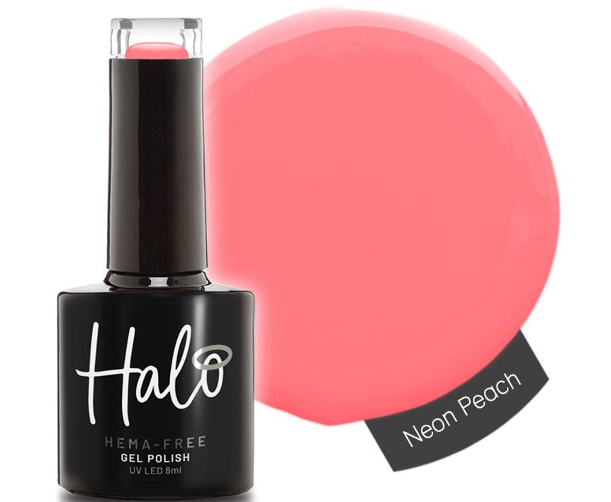 Halo Gel Polish Neon Peach 8ml