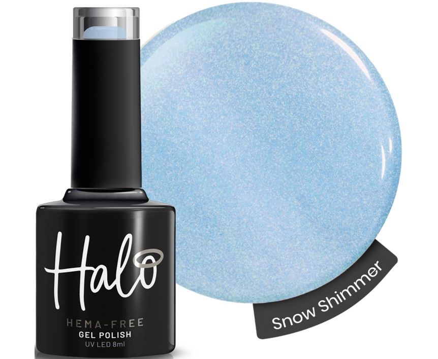 *PREORDER ETA: 03/11/25 - Halo Gel Polish Snow Shimmer 8ml