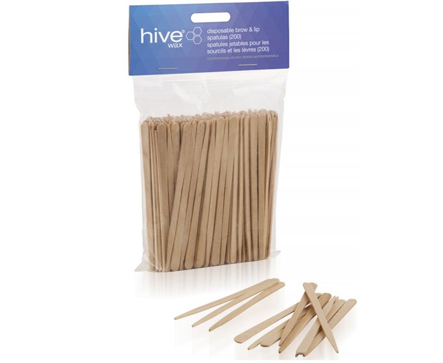 Hive Disposable Brow & Lip Spatulas 200 Pack