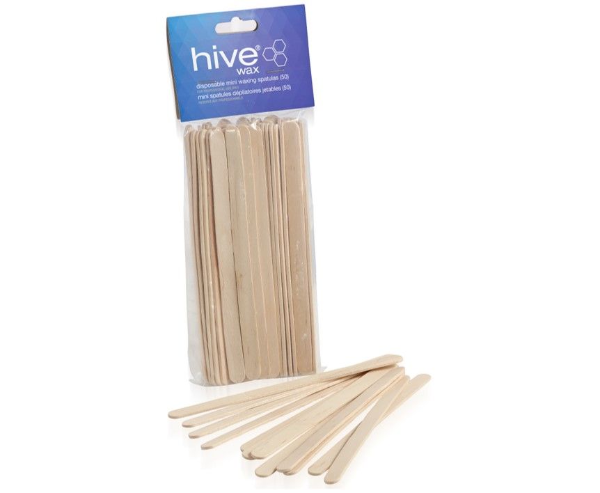 Hive Disposable Wax Spatulas Mini 50 Pack