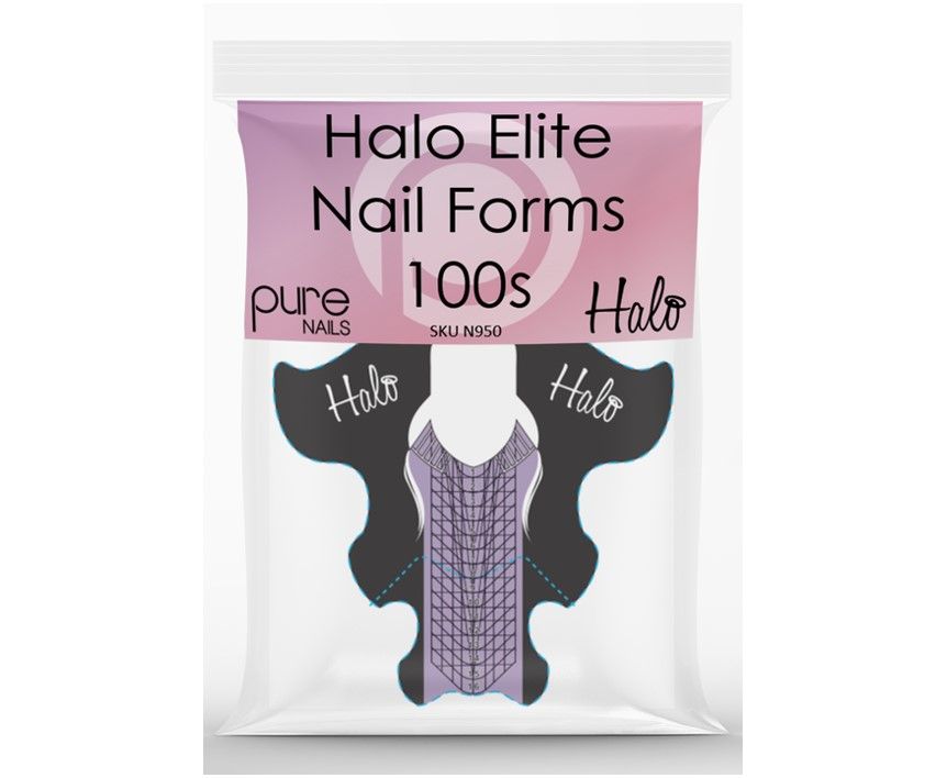 Halo Dual Nail Forms 100 Pack