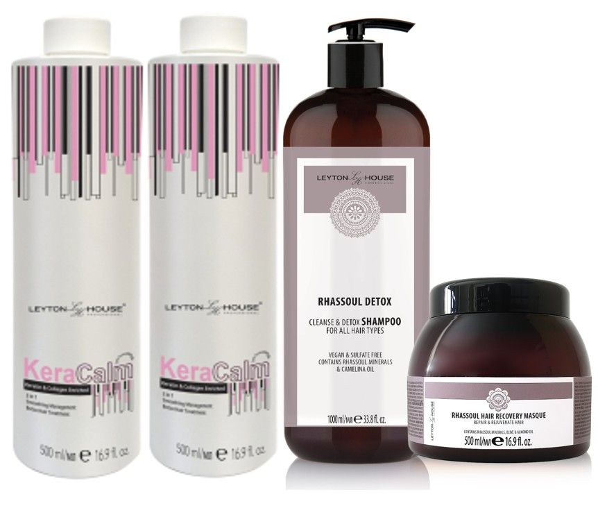 2 KeraCalm & FREE Detox Shampoo 1L & Mask 500ml Deal