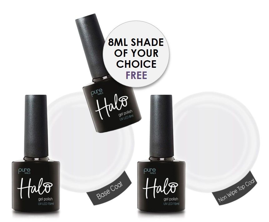 *Halo Base & Top 15ml & FREE Halo Gel 8ml Deal