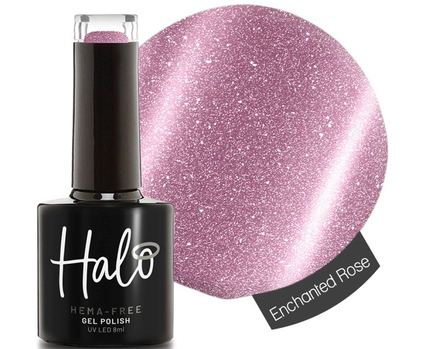 Halo Gel Polish *Cats Eyes Effect* Enchanted Rose 8ml