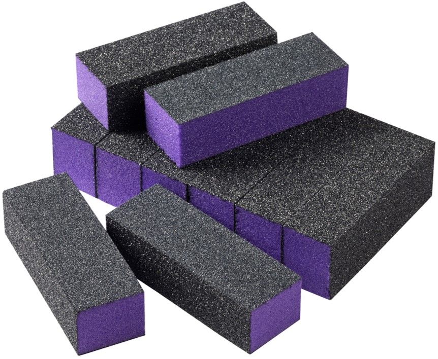 The Edge Sanding Buffer Block 60/100 Purple 10 Pack