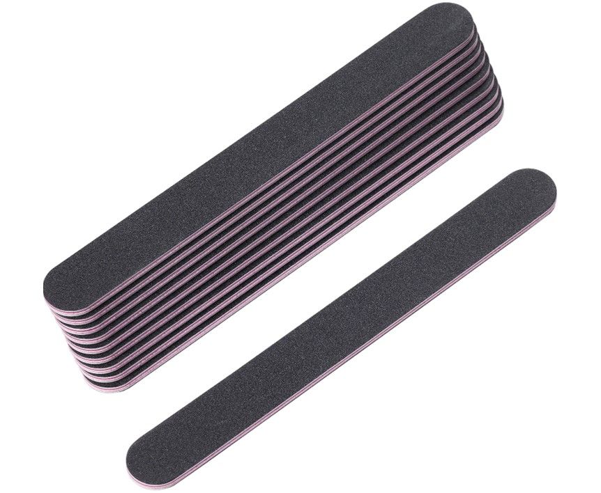 The Edge File Black Straight 240/240 10 Pack