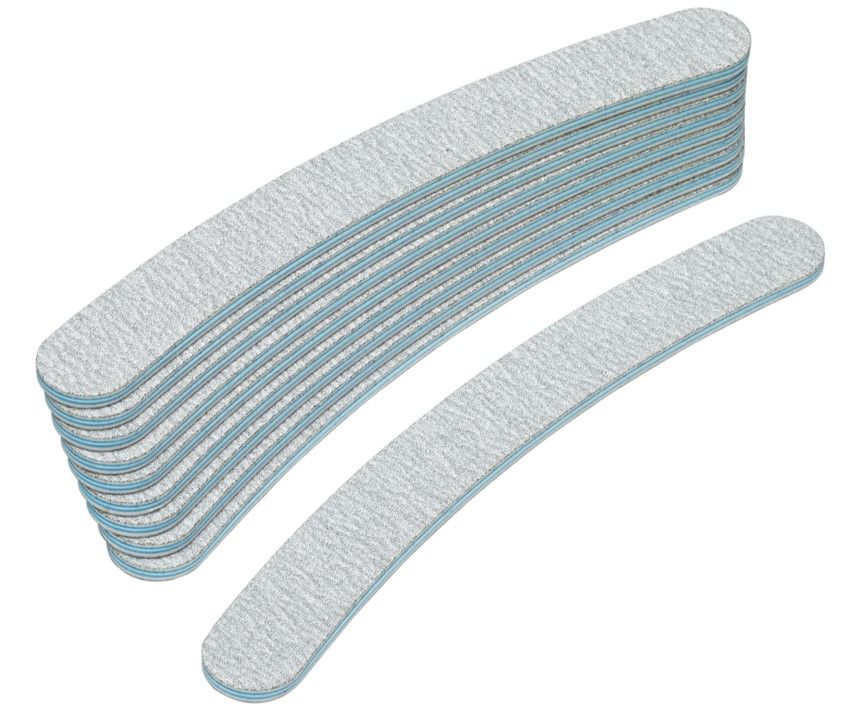 The Edge File Zebra Curved 100/180 10 Pack