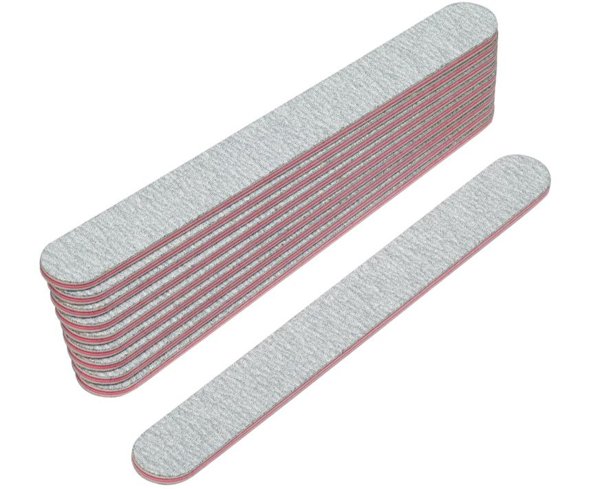 The Edge File Zebra Straight 100/180 10 Pack