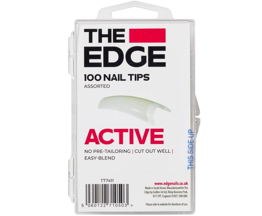 The Edge Active Nail Tips 100 Pack