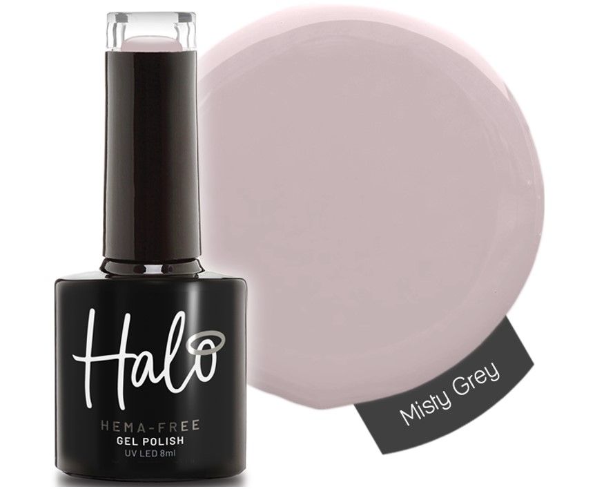 Halo Gel Polish Misty Grey 8ml