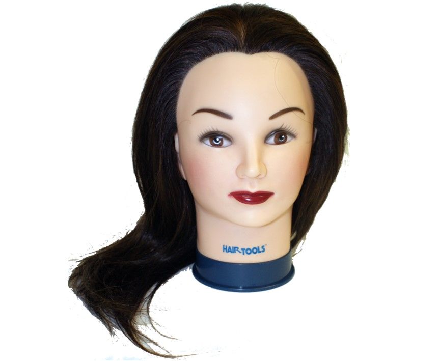 Hairtools Training Head 100% Human Hair 16-18" Length