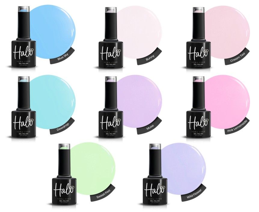 *PREORDER ETA: 23/02/26 - *Halo Gel Polish Garden Party Collection 8 Pack