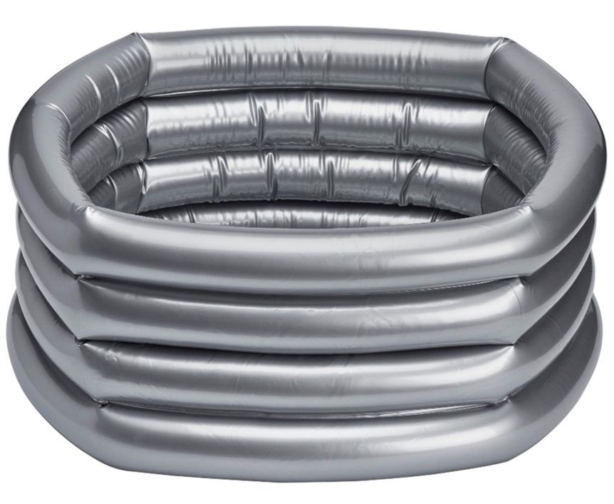 The Edge Inflatable Pedi Bath Silver
