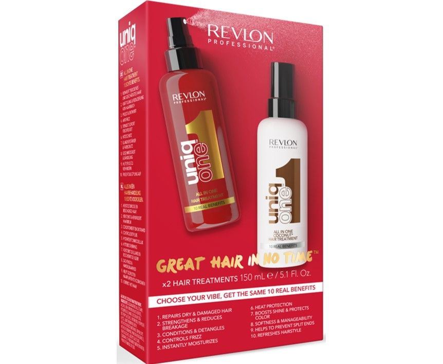 UniqOne Original & Coconut All In One Hair Treatment 150ml Duo Pack